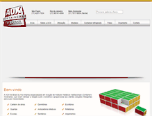 Tablet Screenshot of aoxcontainers.com.br